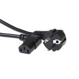 Intronics 230V connection cable schuko male (angled) - C13 (angled)230V connection cable schuko male (angled) - C13 (angled) (AK5018)
